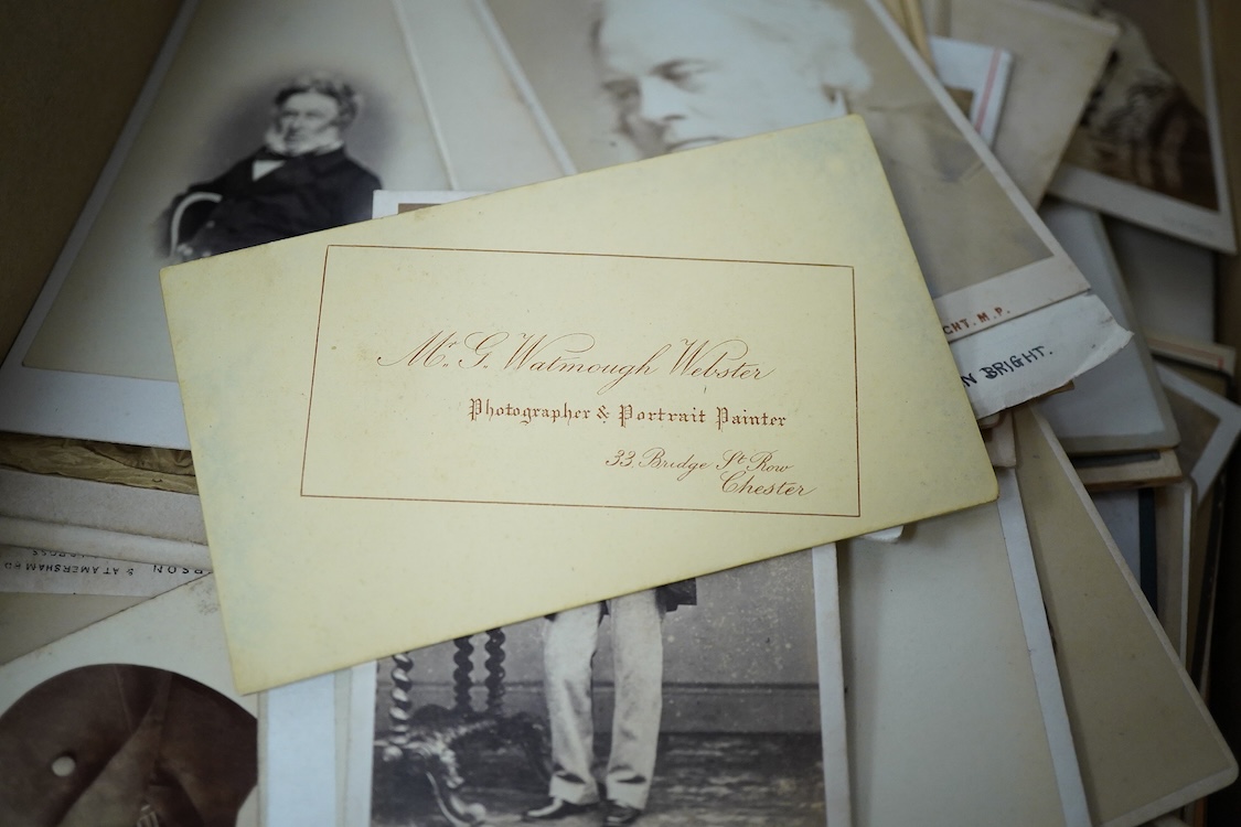 Collection of approximately three hundred and fifty Victorian Carte de Visites, mostly London photographers